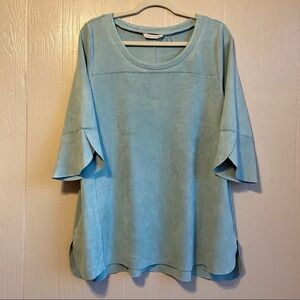 Soft Surroundings Faux Suede W/Side Seam Pockets